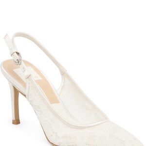 Dolce Vita Yami Lace Slingback Stiletto Pumps